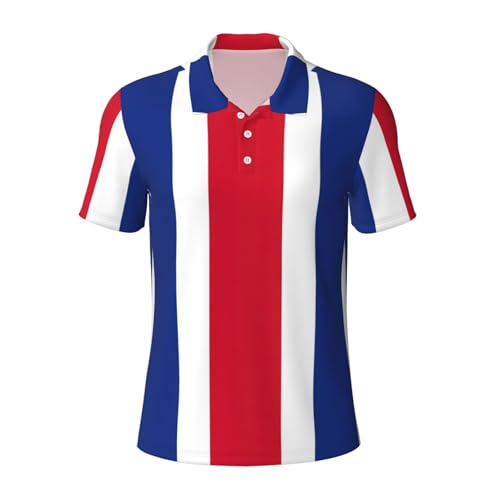Polo Costa Rica homme chemise décontractée de voyage et haut d'été respirant