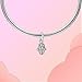 LUXILLA Hamsa Hand Charm 925 Sterling Silver Fits Bracelets Necklace Pendant Bead Jewelry Gift for Women Family Friends