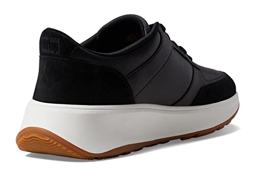 Image of FitFlop Women's F-Mode Leather /Suede Flatform Sneakers | Walking Shoes