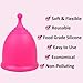 SHORDY Menstrual Cup, Single Pack (Small) with Box, Soft & Flexible, Copa Menstrual Kit for Women | Up to 12 Hours of Comfort, Eco-Friendly & Safer Alternative to Pads & Tampons (Pink)