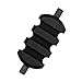 3-Slot Quick-Detach Picatinny Rail Accessory, Lightweight Aluminum, Black Anodized Finish