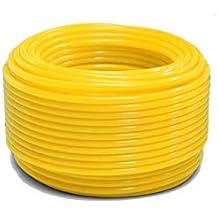 Max Water 1/4" OD 50 Feet Yellow LLDPE NSF-Certified Tubing for Water Filtration Systems and Appliances