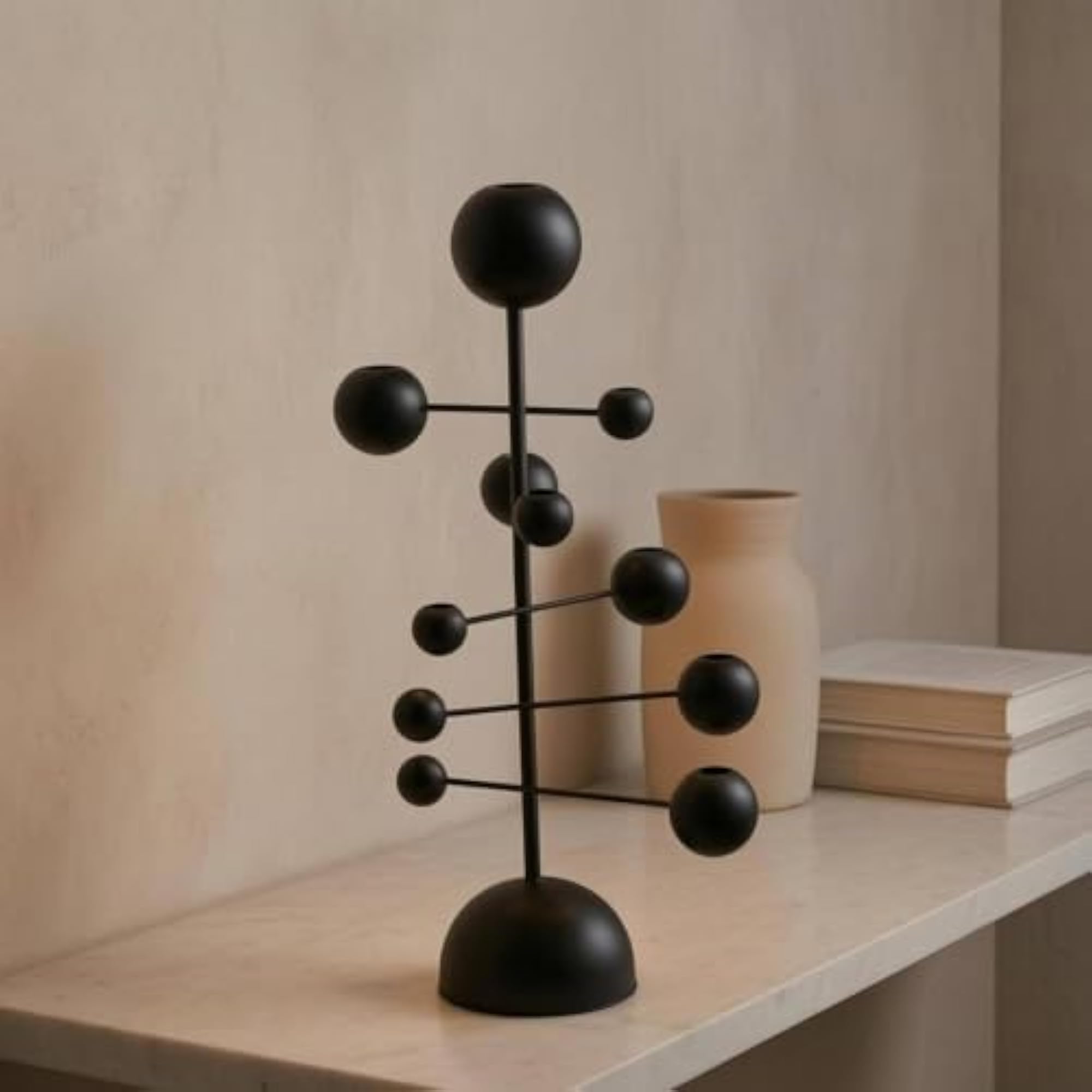 Modern Minimalist 3D Metal Geometric Sculpture