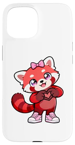 Cute Red Fox Coquette Bow Retro Red Fox Kids Girls �X�}�z�P�[�X iPhone 15 �p