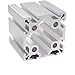 GTPBAO Heavy Duty 100x100mm Industrial Aluminum Profile European Standard 10mm Slot Width 100100 Extrusion Frame for Mechanical Rack Extruded Rail(100mm Long)