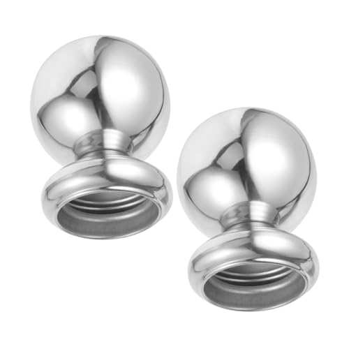VALICLUD 2 Pezzi Terminali per Recinzioni in Acciaio 51Mm Punte Decorative per Pali da Giardino Accessori per Recinzioni Esterne Resistenti e Facili da Installare