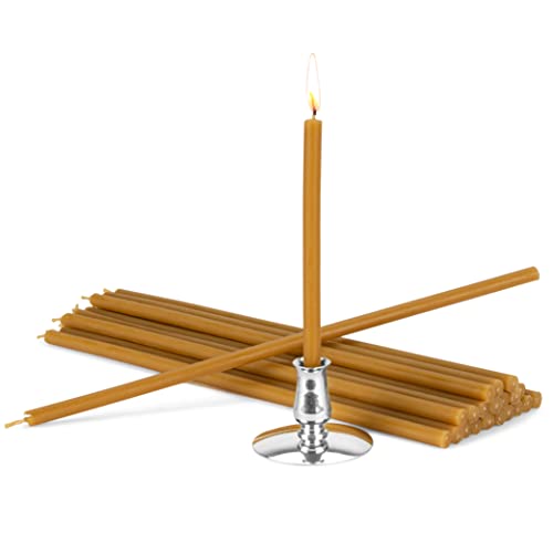 Bougies d'offrande jaune NKlaus pour rituel et décoration de table