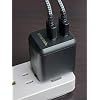Smartish 2 Port USB Wall Charger - Charge Shack Maximum Speed 4.8 Amp Quick Charger Compatible with iPhone Android and All USB Devices (Silk) - Black