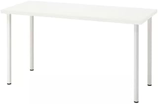 MARIAS KOMMERCE IKEAAA LAGKAPTEN/ADILS Desk, White, 140x60 cm (55 1/8x23 5/8 ")