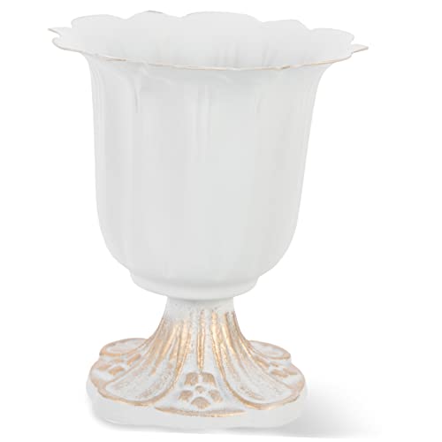 Zerodeko Metal Porch Planter Vintage Decor Wedding Roman Flowerpot for Home Decor