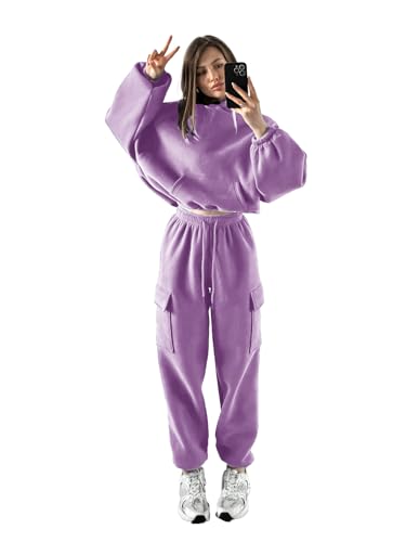 Image of KOTTY Women's Co-Ords Solid Sweatshirt With Sweatpant