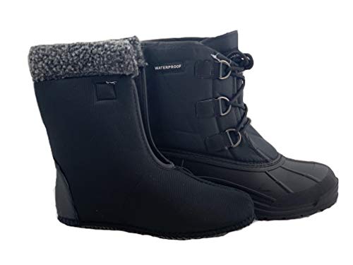 Image of Men's Winter Snow Boots Shoes Waterproof Insulated Lace UP (D,M)
