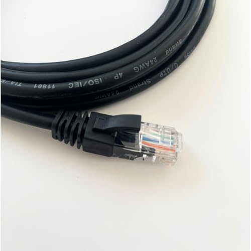 Cable Ethernet Patch Cord UTP Cat 5E 10ft Negro miniatura 5