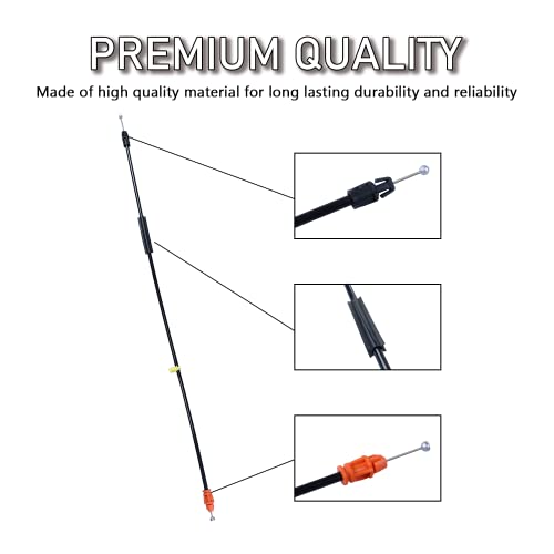 Door Latch Cable Compatible with 2007-2014 Chevy Silverado Tahoe Yukon Sierra Escalade Driver/Passenger Side Inside Door Handle Latch Cable Replace# 924-367, 22862026 (31Inch)