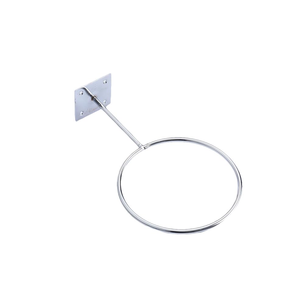 HOUDERCO Soporte 14,1 Cm de Pared de Acero Inoxidable Almacenamiento para Baloncesto, Fútbol, Voleibol y Pelota de Ejercicio Montaje para Balones Deportivas Estante para Garaje y Hogar