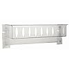 HUBERT Refrigerator Cooler Door Beverage Rack Clear Polycarbonate - 18 1/4" L x 4 1/2" W x 6" H #1