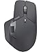 Rapoo MT760L wireless Mouse silent - USB Wireless 2.4G und Bluetooth Maus kabellos, bis 4000 DPI, leiser klick, Multi Device, Daumenscrollrad, Akku, für PC, Mac, grau-schwarz