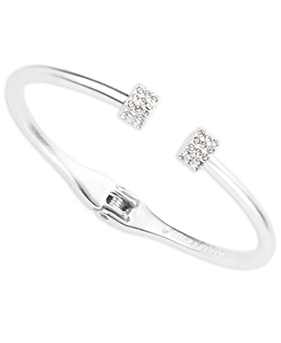Lucky Brand Pave Hinge Cuff,Silver,One Size #TOP18