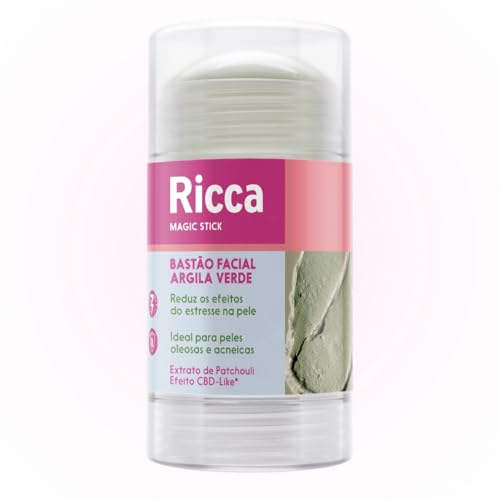 Ricca Bastão Facial Argila Verde