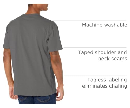 Image of Dickies Men's Heavyweight Heathered Short Sleeve Pocket T-Shirt
