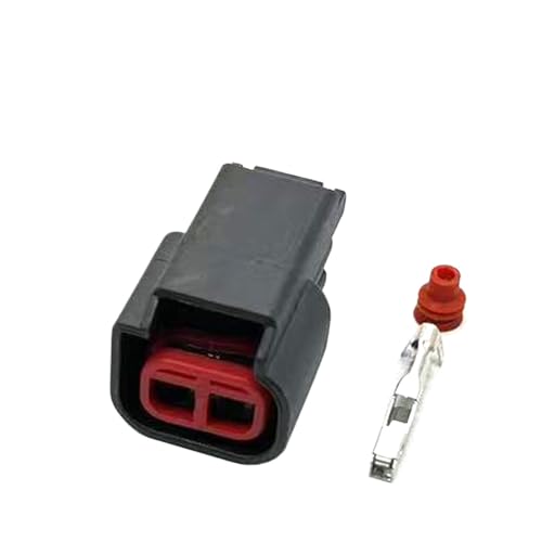 1/5/10/20/50 Sets 2 Pin E4014 Auto Injector Plug Automotive Ignition Coils Water Proof Connector(2p Female,50 Sets)