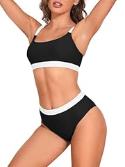 Black White Swimsuit