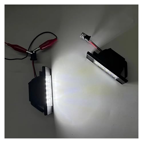 Luz de matrícula para Nissan Qashqai J11 y X-Trail T31 iluminación trasera coche 1 pieza 6