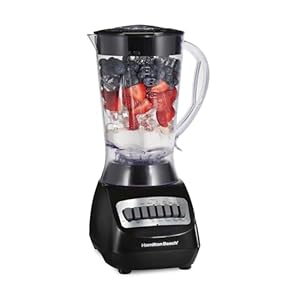 Hamilton Beach 56 Ounce 650W 10 Speed & Pulse Countertop Smoothie Blender, Black (50190FG)