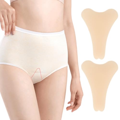GXGM 2 Piezas Corrector De Dedos De Camello, Almohadillas De Silicona Invisibles, Sin Costuras, Reutilizables, Para Mujer, Leggings Y Trajes De Baño(B)