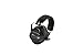 Earmuffs hearing protection with low profile passive folding design 26dB NRR and reduces up to 125dB, black