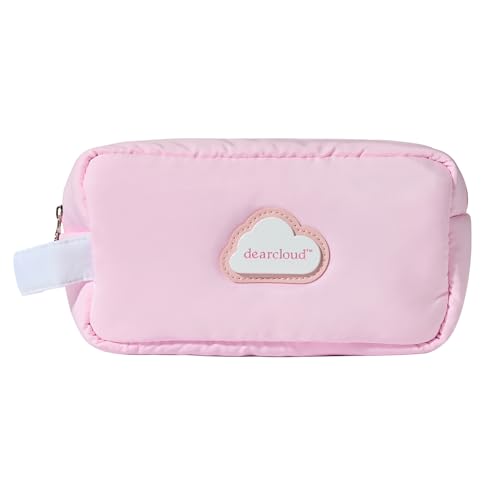 dearcloud Cosmetics Bag – Lightweight Makeup Travel Bag (Darling Pink)