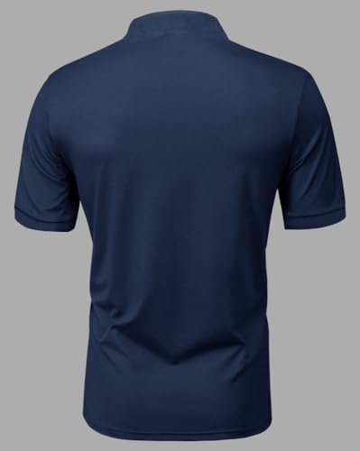Image of Noble Monk Men's Regular Fit Half Sleeve Cotton Blend T-Shirt Casual Cotton Blend T-Shirt for Men Men's Half Sleeve Regular Fit Tee