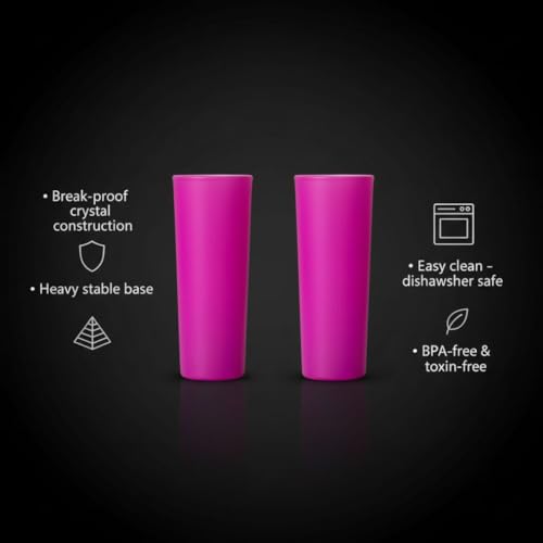 Image of Bar Box Shot Glasses (Set of 2) (Pink)