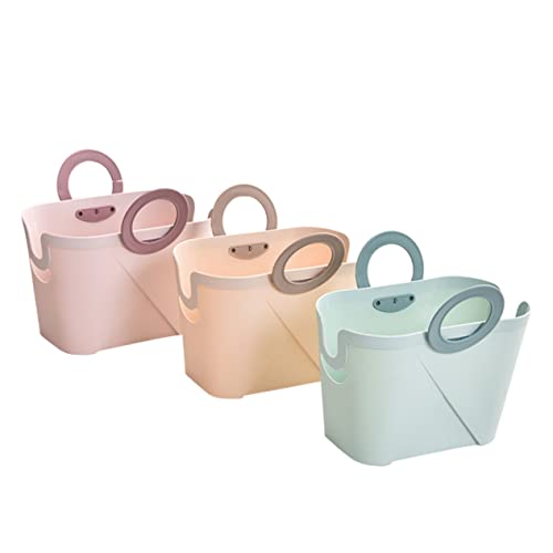 Panier à linge et conteneur multifonctionnel vert pour rangement de la maison
