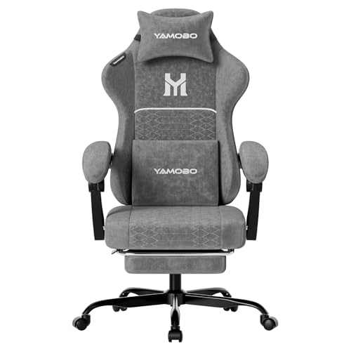 YAMOBO Gaming Chair Footrest, Ergonomic Video Game Chair