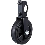 Skelang 6" Gate Support Wheel, Gate Helper Wheel, Gate Caster for Swing Chain Link Fence with 1-5/8 Inches Thru 2 Inches Gate Frame, Load Capacity 600 lbs
