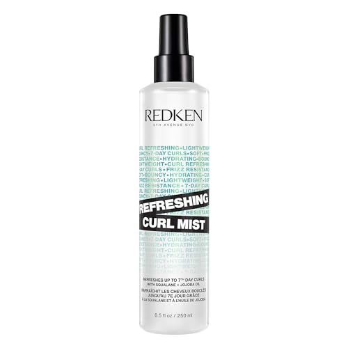 Redken Curl Refreshing Spray For Curly and Coily Hair - Hydrates & Defines up to 7th-Day Curls Silicone-Free