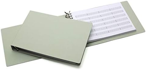 Amazon B Tao 五線紙 バインダー付き 2個組 五線紙六段四小節区切り ノート 文房具 オフィス用品