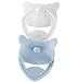 Produktbild Götz 3402237 2x Schnuller blau/weiß für Götz Cookie Babypuppen, Puppenschnuller passend für 48 cm Babypuppen von Götz
