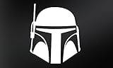 For Use Indoors or Outdoors Star Wars Boba Fett – Vinilo adhesivo (Dos unidades)