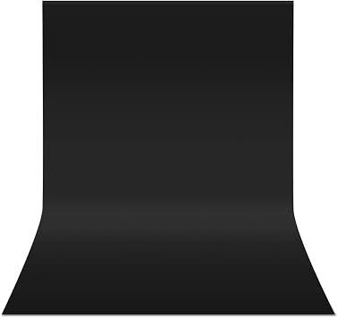 Black Backdrop, 10x20 ft Large Photo Backdrop Curtain for Photoshoot, Party, Black Background Screen for Photo, Video Photography, Studio