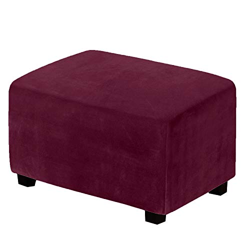 Housse de Pouf en Velours Lavable pour Rénover un Pouf XL