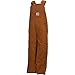 Produktbild Carhartt Little Boys' Washed Duck Bib Overall Quilt Lined, Carhartt Brown, 4