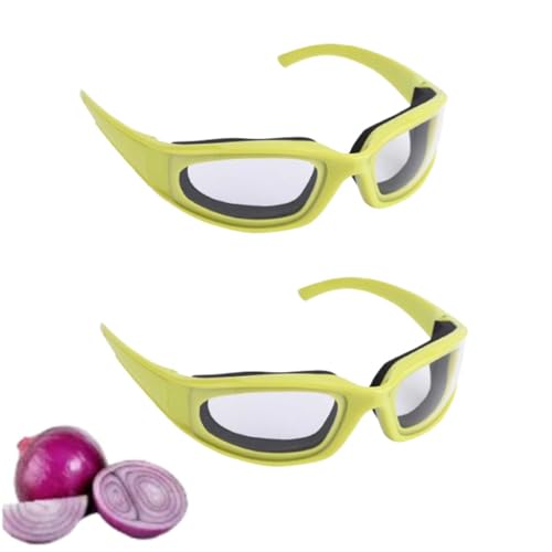Gafas de cebolla, 2 unidades de gafas de cocina para asar, protector de ojos antisalpicaduras para cortar y cocinar