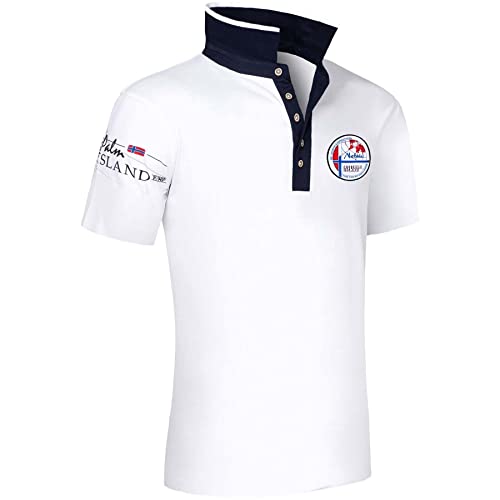 Nebulus Polo PAITAS T1303, Blanco, XL