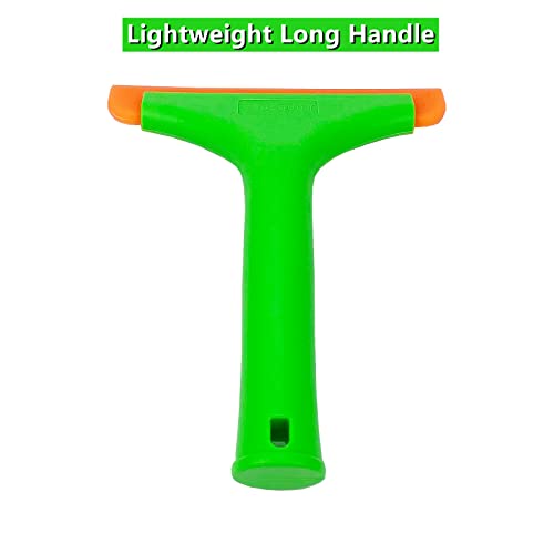Lunbengo Small Window Squeegee, Streak-Free 5.9In Silicone Water Blade For Auto Windshield Wiper, Sink And Mirror, 7.5In Long Glass Care Squeegee For Vehicle Tinting, Glass Film Application, Green #TOP3