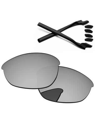 Image of Replacement Lenses & Rubber Kits for Oakley Half Jacket 2.0 OO9144 62mm - Precision Fit, UV Block, Impact Resistant