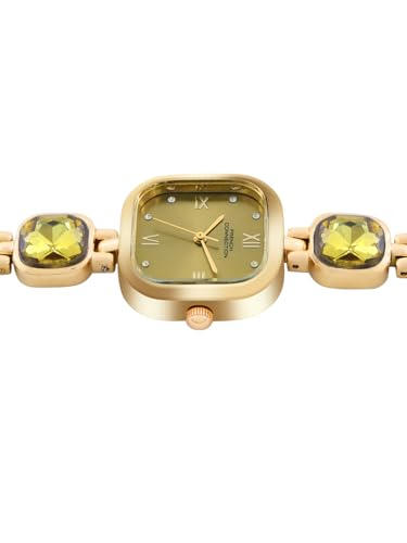 Image of French Connection Aurorae Analog Mustard Stone Dial Watch for Women-FCN0178GM