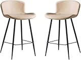 【Kitchen Stool Easy Maintenance】:With its smooth, wipeable leather , cleaning the chair is effortless. A quick wipe-down is all it takes to keep the stool looking fresh and stylish, making it ideal for busy households or commercial settings.