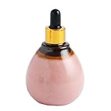 Mikikit Tropfflasche aus Keramik 95ml Nachfüllbar mit Pipette für Massage und Aromatherapie Aromamischungen Dicht Verschließbar